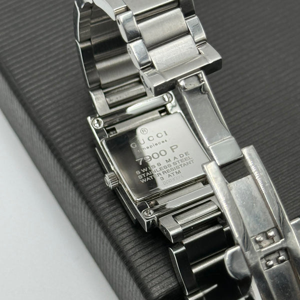 Gucci 7900P Stainless Steel Black Dial (Pre-owned)