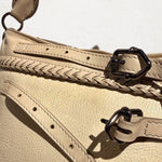 Load image into Gallery viewer, Burberry  Small Bicolor Leather Waltham Satchel (Pre-owned)
