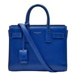 Load image into Gallery viewer, Saint Laurent Royal Blue Calfskin Leather Classic Nano Sac De Jour Bag (Pre-owned) W8B989X

