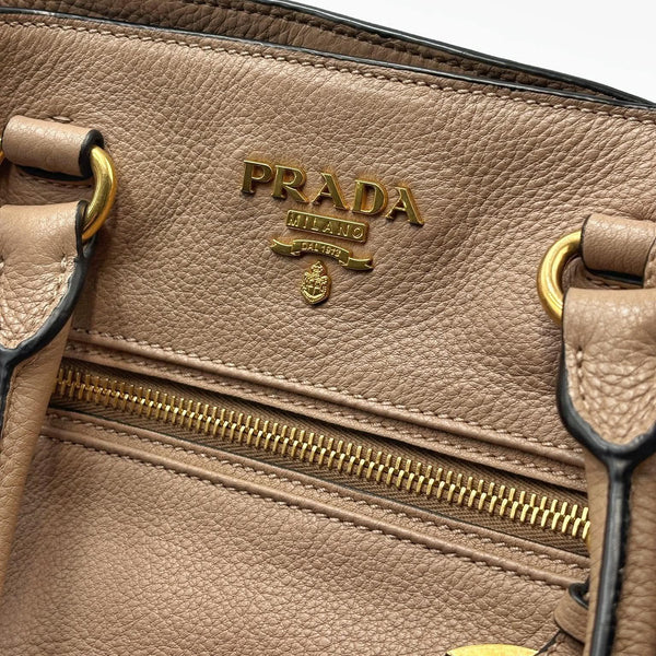 Prada Vitello Phenix Tote Cammeo (Like new) QV6W2BM