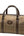 Burberry Check Boston Bag Travel Khaki Brown Canvas Leather (Pre-owned) T64W6QY