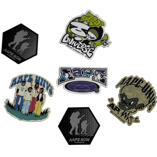 Aape Assorted Sticker 6pcs (Set)