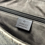 Load image into Gallery viewer, GG Supreme Gucci Monogram Selleria Calfskin Small Satchel Messenger Bag Beige Ebony Cocoa Dark Chocolate (Like new) BTKDRJB
