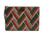 Load image into Gallery viewer, Gucci GG Supreme Chevron Pouch (Like new) WJMRYVJ
