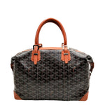 Load image into Gallery viewer, Goyard Bowling 45 bag Black &amp; Tan (Like new) 4BT6W4
