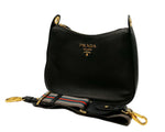 Load image into Gallery viewer, Prada Vitello Phenix Black Gold (Like new)
