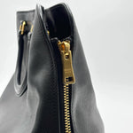 Load image into Gallery viewer, Prada Black Saffiano Leather Top Handle Tote Bag (Like new) DGRJQ2W
