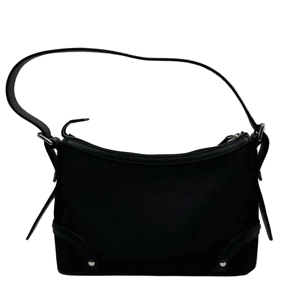 Burberry Nova Check Trimmed Canvas Shoulder Bag (Like new) C48MMDB