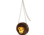 Load image into Gallery viewer, Baby milo Soft fut plush cross bag
