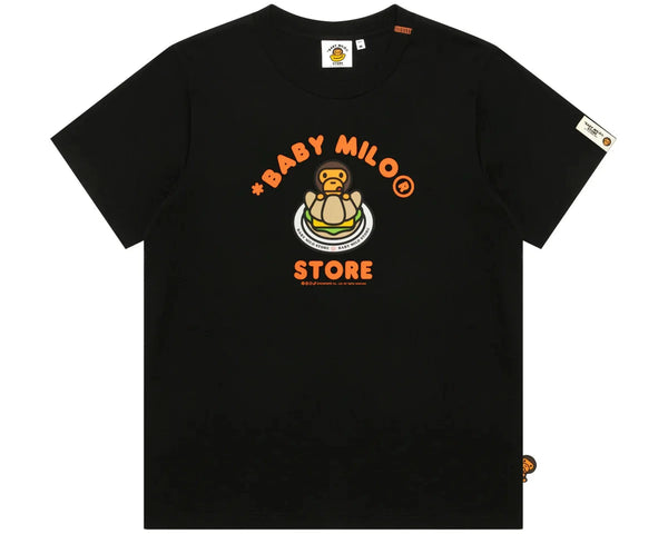 Baby Milo Graphic tee Black/Orange