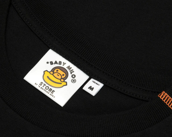 Baby Milo Graphic tee Black/Orange