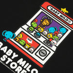 Load image into Gallery viewer, Baby Milo Graphic Tee Regular Fit Black
