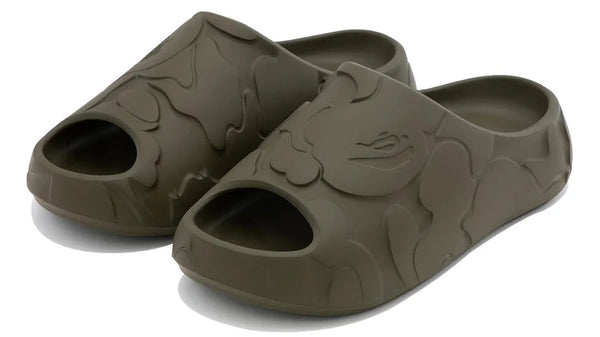 A Bathing Ape Slide #1 Olive Solid Camo
