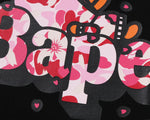 Load image into Gallery viewer, Bape Abc Sakura Camo Milo on BAPE Tee Black
