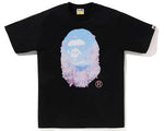 Load image into Gallery viewer, Bape Sakura Photo Ape Head Tee Black
