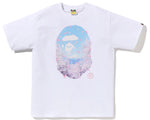 Load image into Gallery viewer, Bape Sakura Photo Ape Head Tee White
