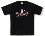 Load image into Gallery viewer, Bape Sakura Logo Tee Black
