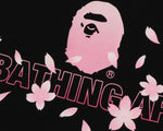 Load image into Gallery viewer, Bape Sakura Logo Tee Black
