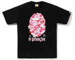 Load image into Gallery viewer, Bape Abc Sakura Camo by Bathing Ape Tee Black
