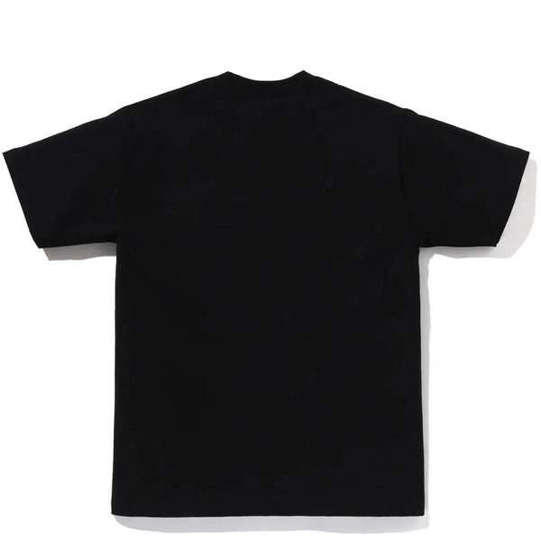 Bape Splash Camo Orange College Tee Black