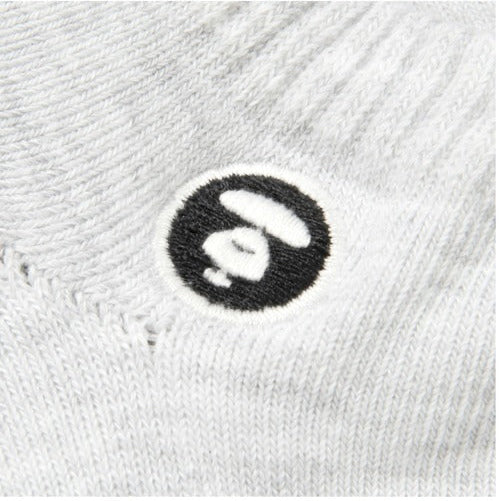 AAPEUNVS moonface low socks Grey