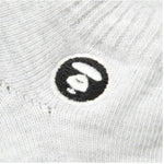 Load image into Gallery viewer, AAPEUNVS moonface low socks Grey
