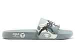 Load image into Gallery viewer, AAPE Grey Camo Slides
