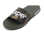 Load image into Gallery viewer, AAPE Green Camo Slides
