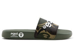 Load image into Gallery viewer, AAPE Green Camo Slides
