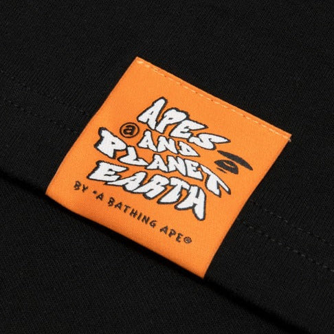 Aape Main Tee Black/Orange