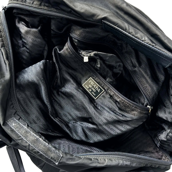 PRADA Re-Nylon and Saffiano leather duffle bag (Pre-owned)