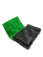 Load image into Gallery viewer, Bottega Veneta Cassette Crossbody Bag Black/Green (Like new)
