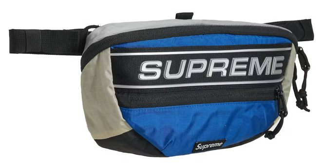 Supreme bum cheap bag blue