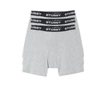 Load image into Gallery viewer, Stussy Boxer Briefs - 3 Pack Grey Heather
