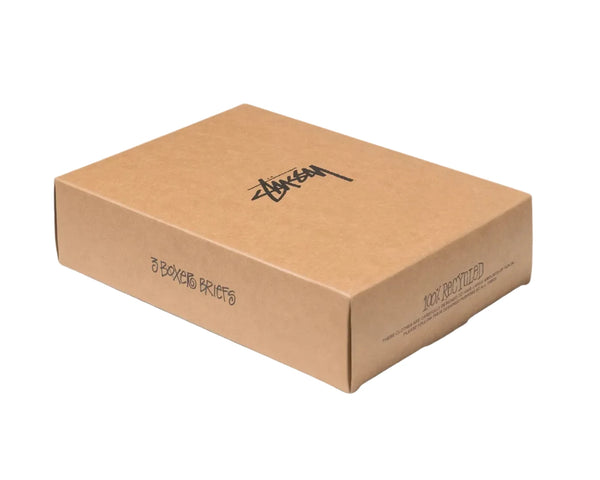 Stussy Boxer Briefs - 3 Pack Grey Heather