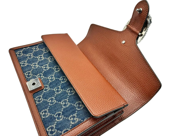 Gucci Dionysus Bag GG Denim Small Shoulder Bag (Like new) KH9JXV7