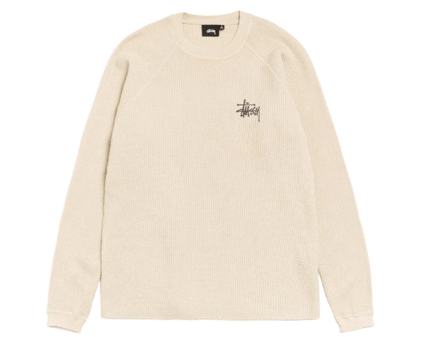 Stussy Raglan Thermal Basic Stock - Bone