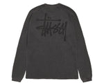 Load image into Gallery viewer, Stussy Raglan Thermal Basic Stock - Washed Black
