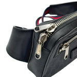 Load image into Gallery viewer, Gucci GG Supreme Belt Bag Black Grey (Like new) BGWB2HM
