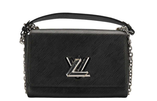Louis Vuitton Twist Bag Black Epi Leather Silver Hardware