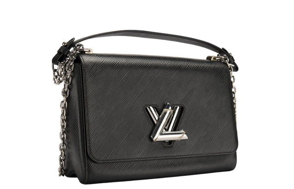 Louis Vuitton Twist Bag Black Epi Leather Silver Hardware
