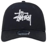 Load image into Gallery viewer, Stussy New Era 9Twenty Basic Strapback Black
