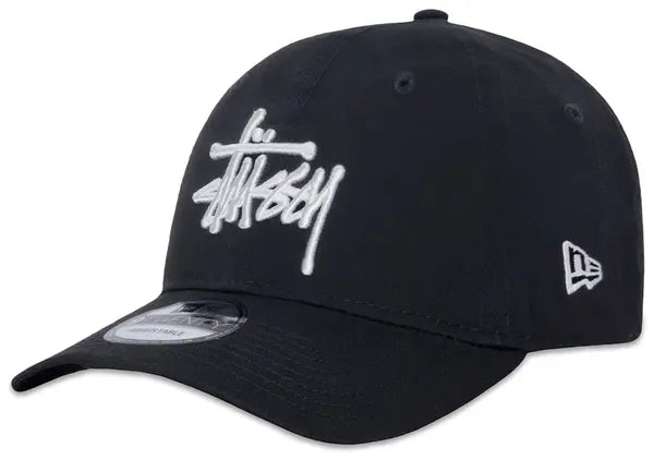Stussy New Era 9Twenty Basic Strapback Black