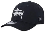 Load image into Gallery viewer, Stussy New Era 9Twenty Basic Strapback Black
