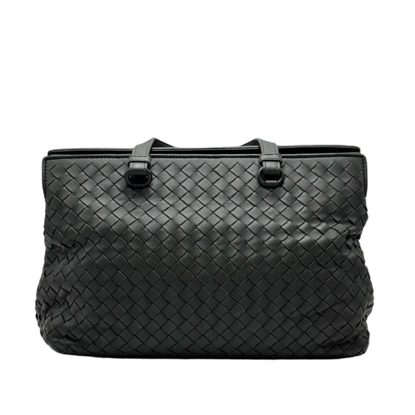 Bottega Veneta Intrecciato Medium Accordion Tote Pacific Dark Grey (Pre-owned) XBVDKK2