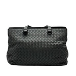 Load image into Gallery viewer, Bottega Veneta Intrecciato Medium Accordion Tote Pacific Dark Grey (Pre-owned) XBVDKK2
