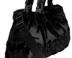 Load image into Gallery viewer, Nike Bag Sportswear Faux Fur Tote Black/ Black/ Metallic Silver
