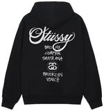 Load image into Gallery viewer, Stussy World Tour Hoodie 'Black'
