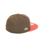 Load image into Gallery viewer, Stussy x New era 59Fifty Swirly S Cap Brown/Orange
