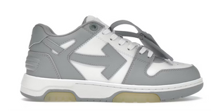 OFF-WHITE Out Of Office "OOO" Low Tops Grey White